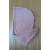 serviette cheveux rose