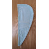 serviette cheveux vert d'eau