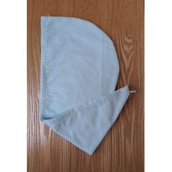 serviette cheveux  vert d'eau