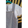 salopette avec tee-shirt