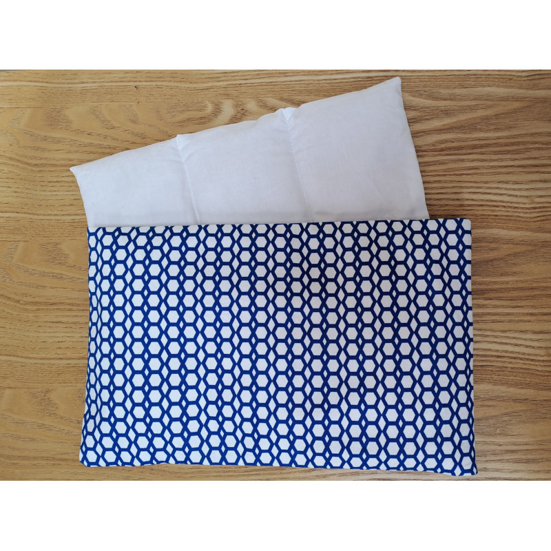 bouillotte sèche bleu , blanc bouillotte sèche bleu , blanc
