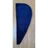 serviette cheveux bleue marine